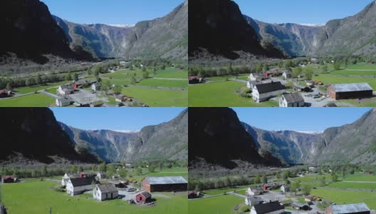 这是挪威奥兰市瓦斯贝迪市一个美丽的夏日高清在线视频素材下载