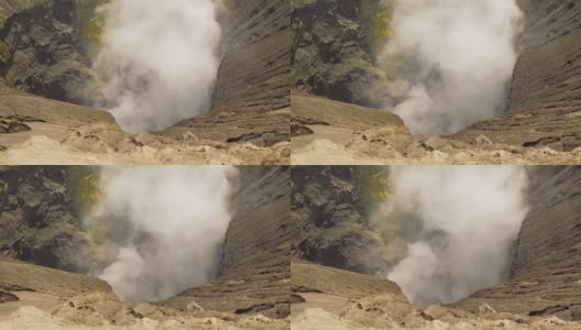 印度尼西亚的布罗莫山活火山。西爪哇高清在线视频素材下载