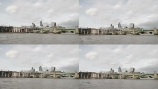 伦敦泰晤士河高清在线视频素材下载