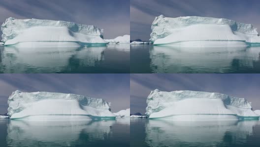 格陵兰岛冰山峡湾高清在线视频素材下载