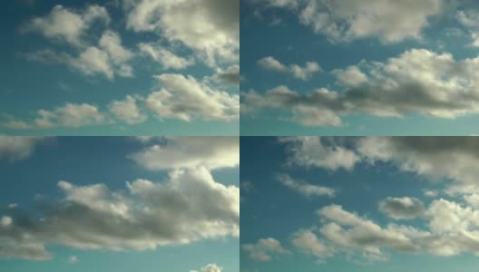 美丽的蓝天和白云高清在线视频素材下载