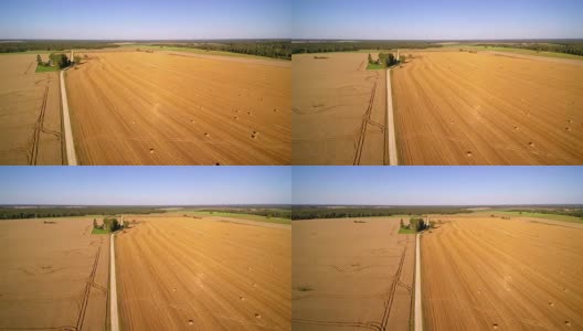 爱沙尼亚有两块巨大的农业用地高清在线视频素材下载