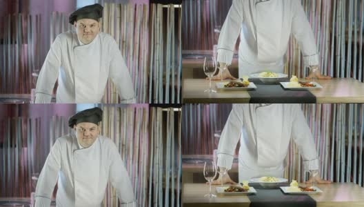 HD:厨师和他的菜高清在线视频素材下载