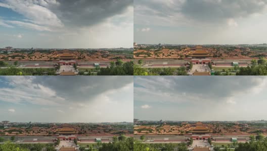 时光流逝-中国北京，紫禁城(WS HA放大)高清在线视频素材下载