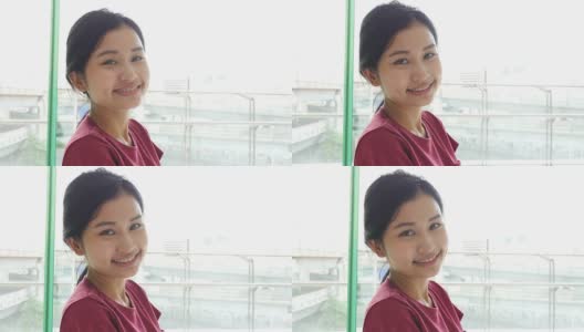 4k:亚洲女性微笑高清在线视频素材下载