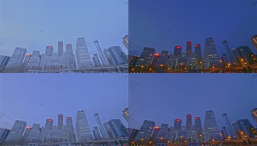 城市在北京,间隔拍摄高清在线视频素材下载