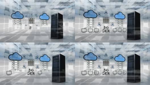 数据服务器和绘制数据服务器和云高清在线视频素材下载
