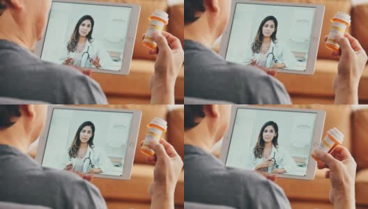医生回答病人有关药物的问题高清在线视频素材下载
