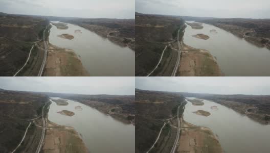 中国陕西省:黄河流域高清在线视频素材下载